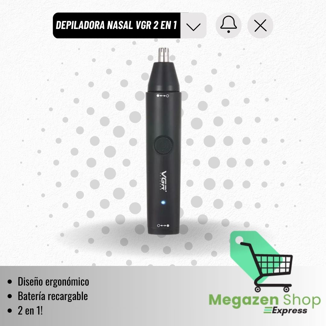 DEPILADOR NASAL VGR 2 EN 1