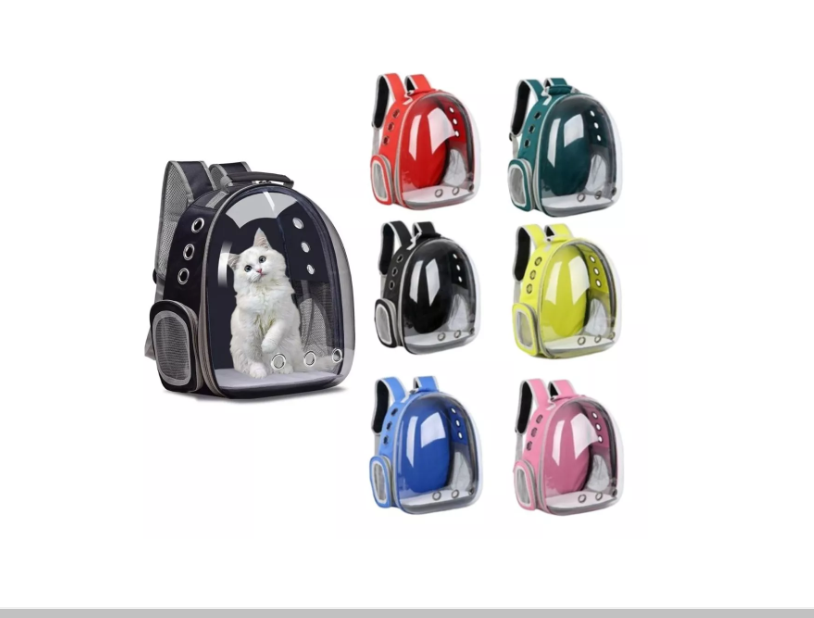 MALETA TRANSPARENTE PARA TU PERRO O TU GATO!!