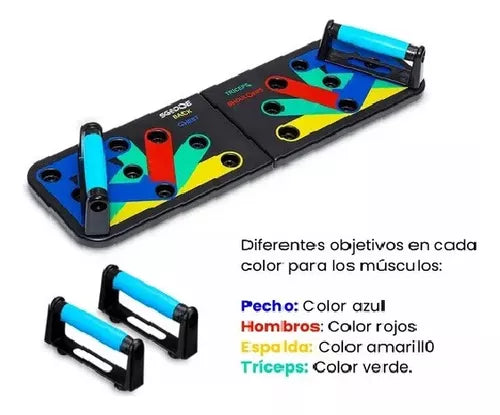 Tabla Push Up Sistema Completo De Flexiones